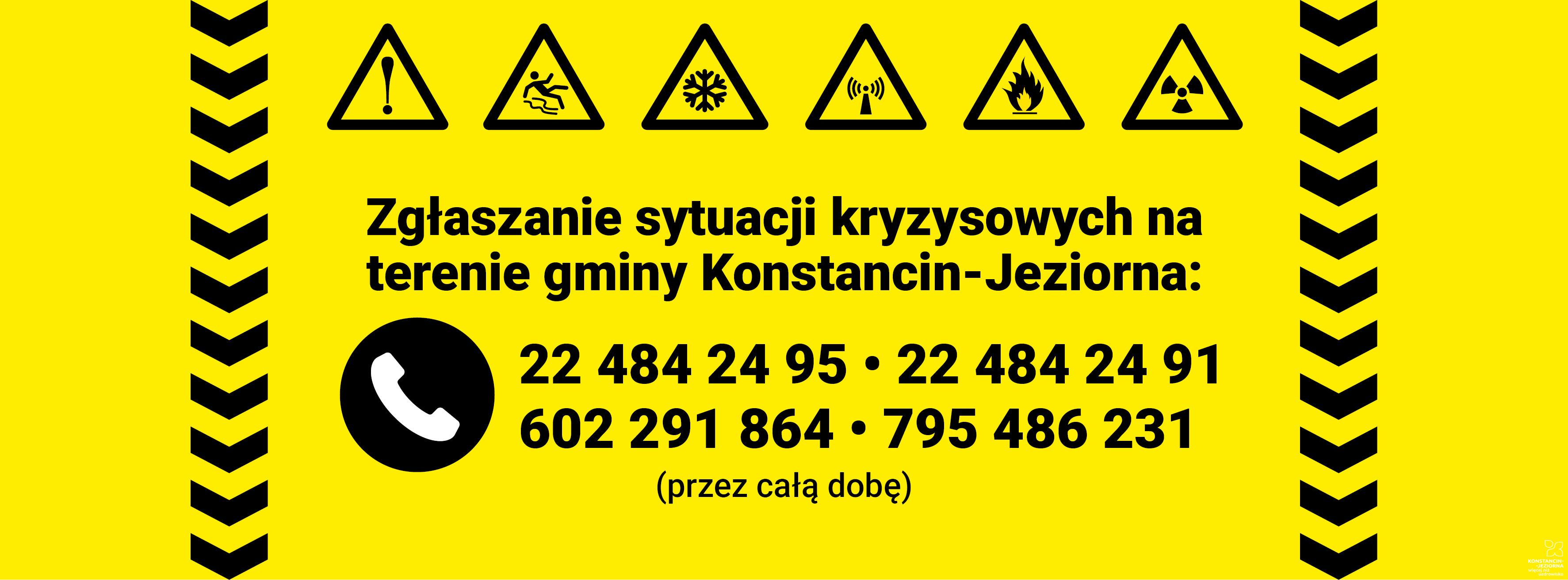 Sytuacje kryzysowe w gminie Konstancin-Jeziorna – gdzie zgłosić?