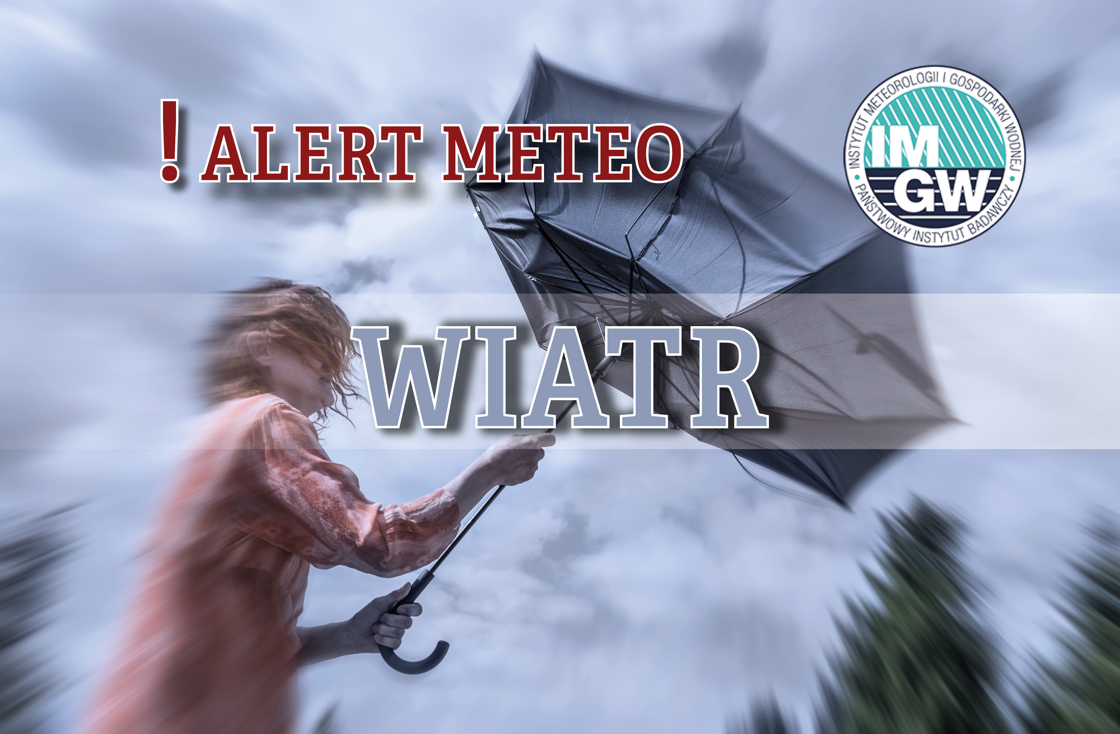 Alert meteo pierwszego stopnia: Silny wiatr