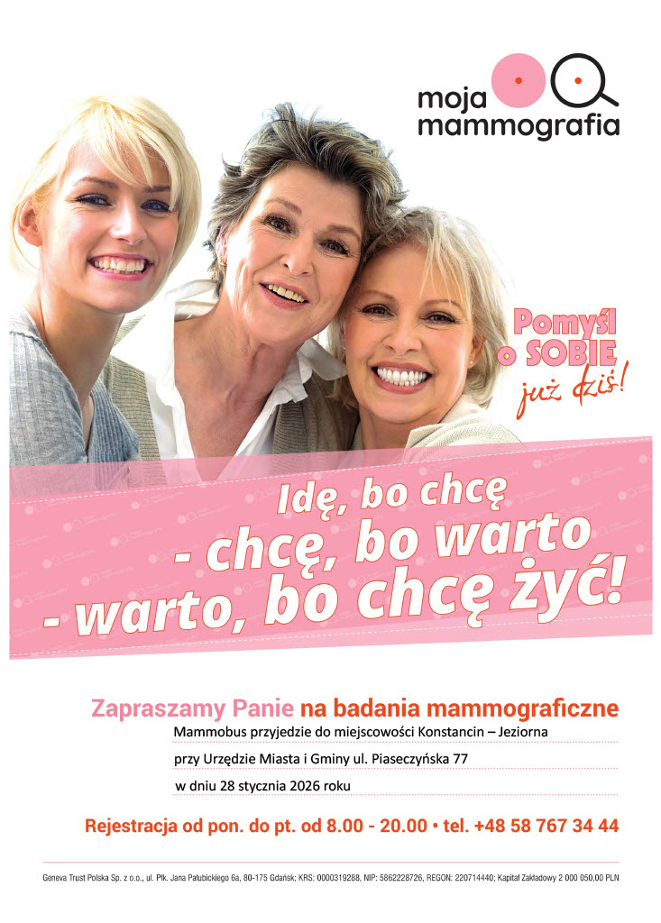 Zadbaj o swoje zdrowie i skorzystaj z darmowej mammografii