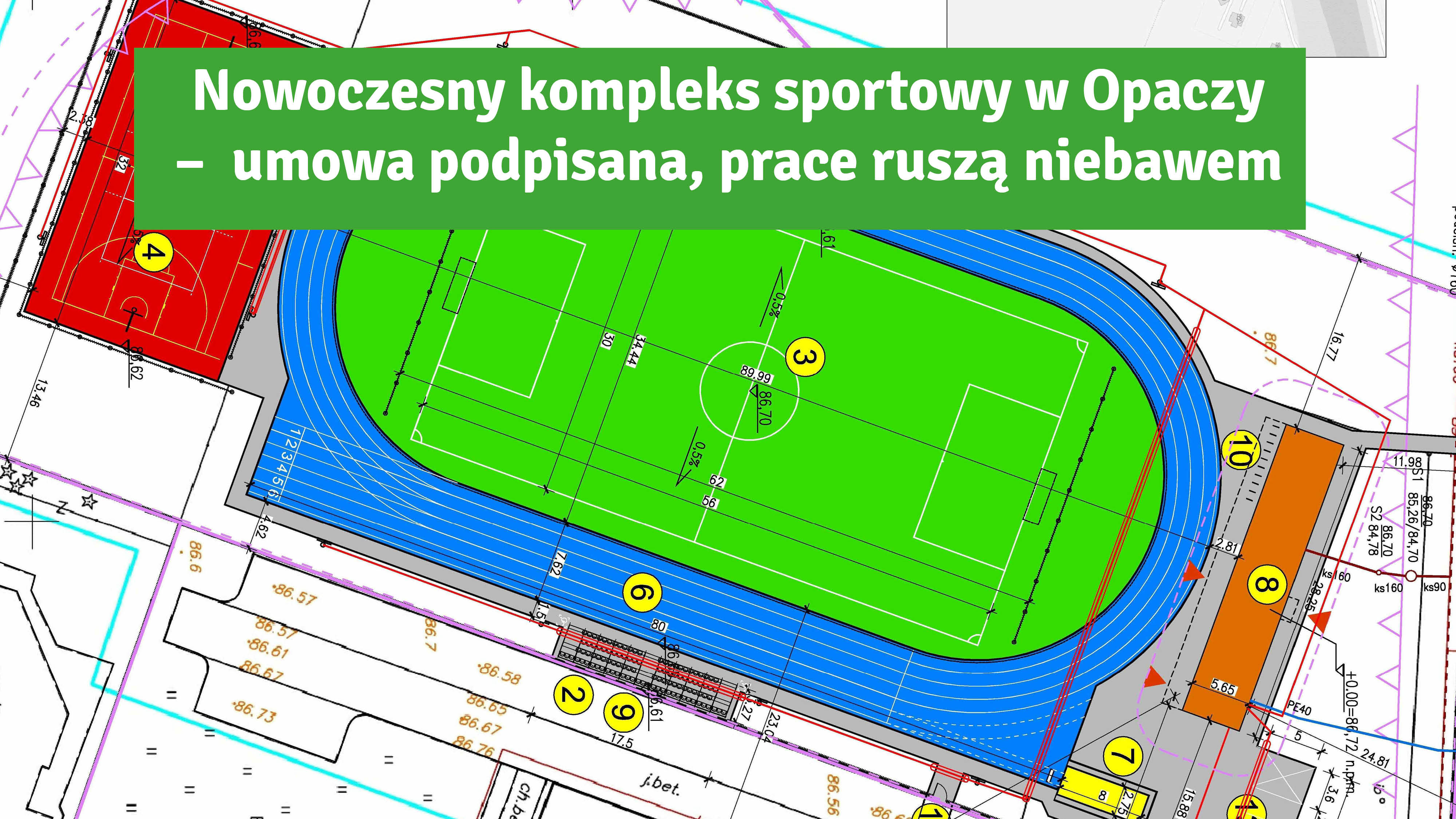 Nowy kompleks sportowy w Opaczy – umowa z wykonawcą podpisana