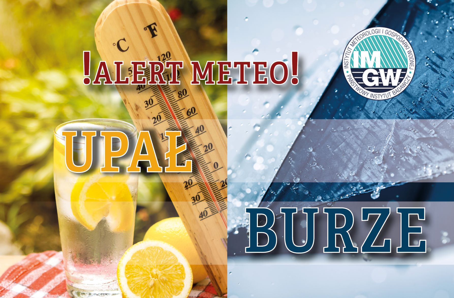 Upał oraz burze z gradem