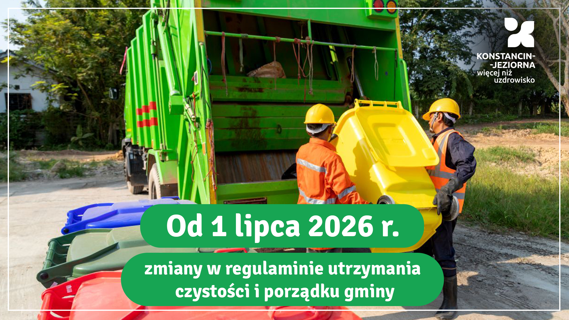 Od 1 lipca zmiany w regulaminie utrzymania czystości i porządku