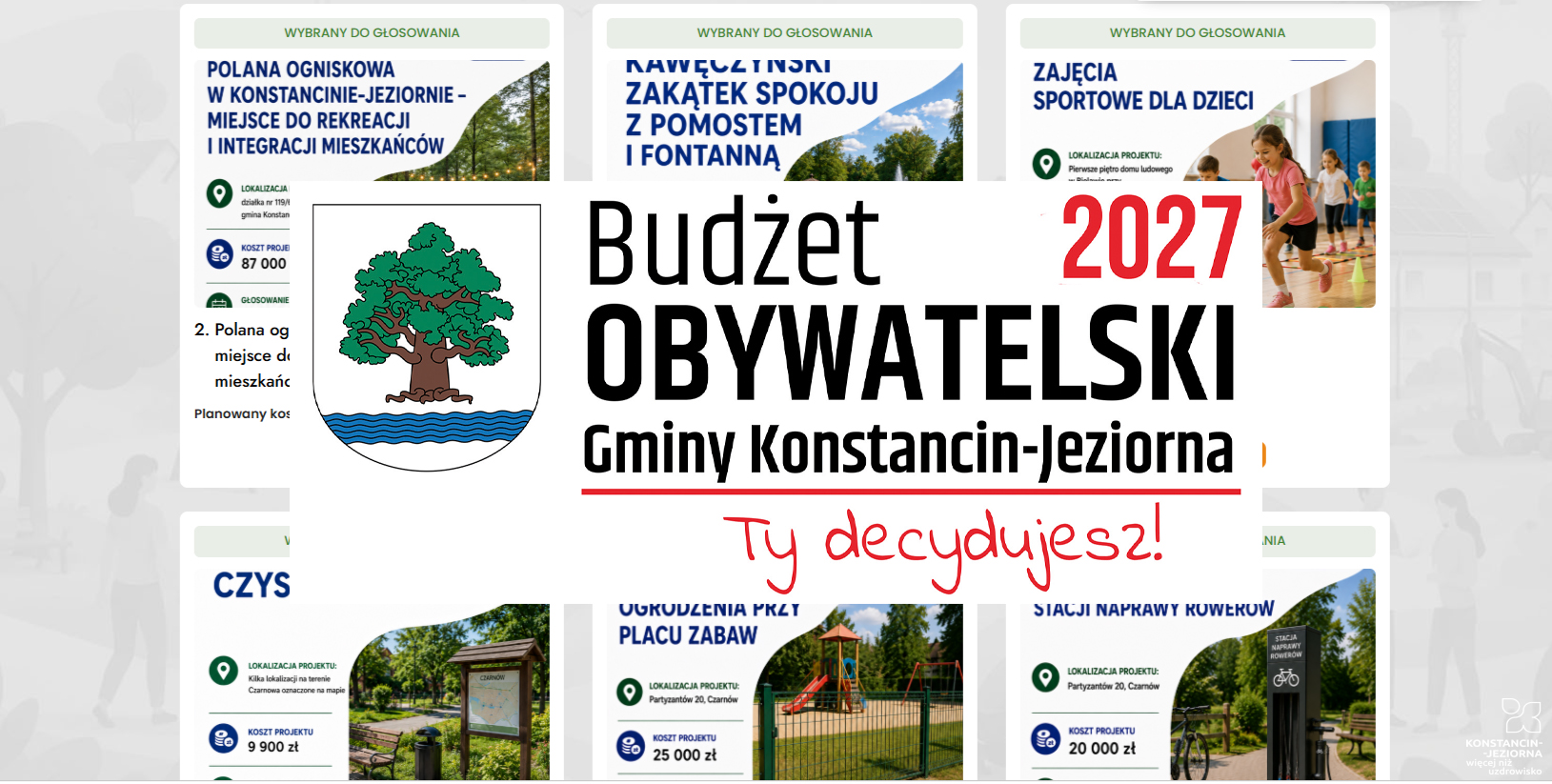 25 projektów i 1,2 mln zł – ruszyło głosowanie w budżecie obywatelskim