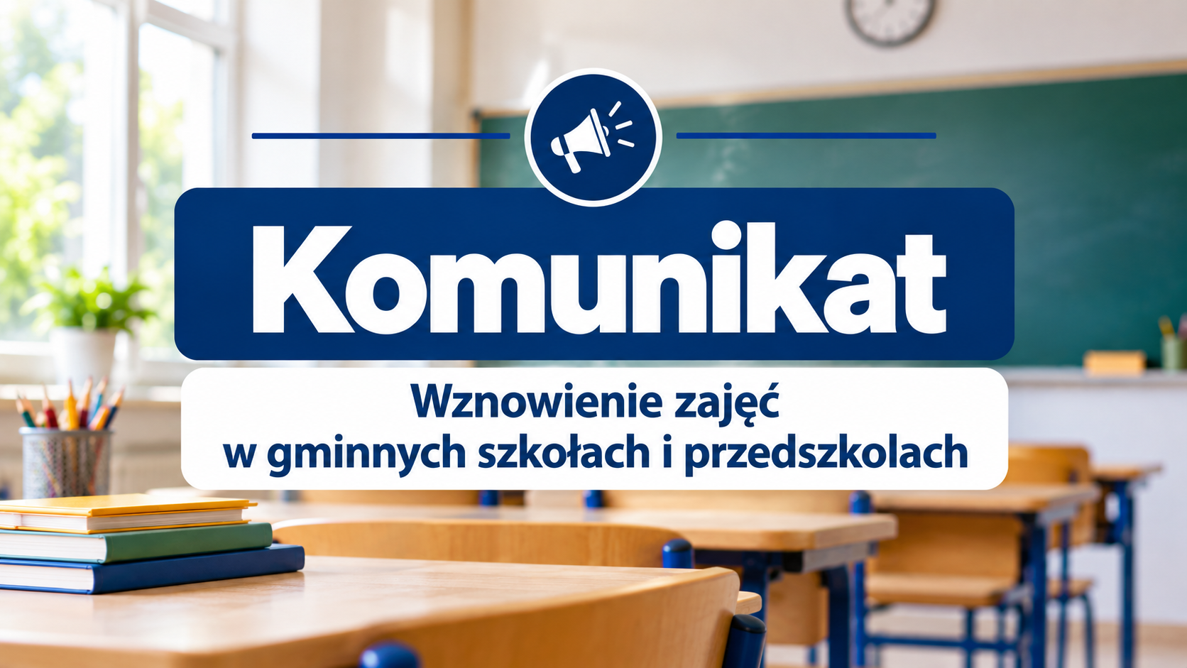 Gminne szkoły i przedszkola wracają do normalnej pracy