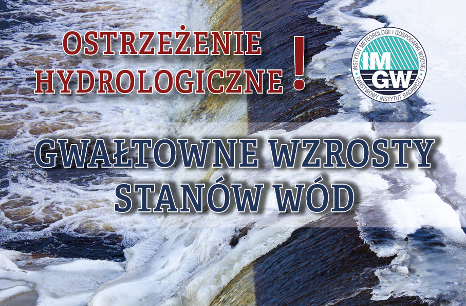 Hydroalert: Gwałtowne wzrosty stanów wody